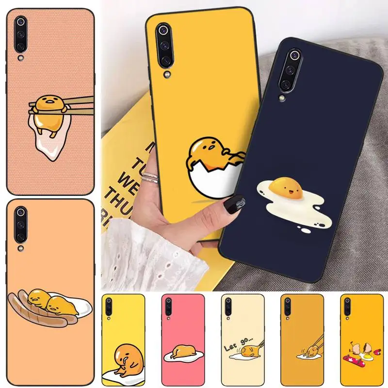 Милый мягкий чехол для телефона Lazy Egg черный xiaomi mi 8 9 8SE 9SE 8Lite mix2 2S max2 3 Pocophone