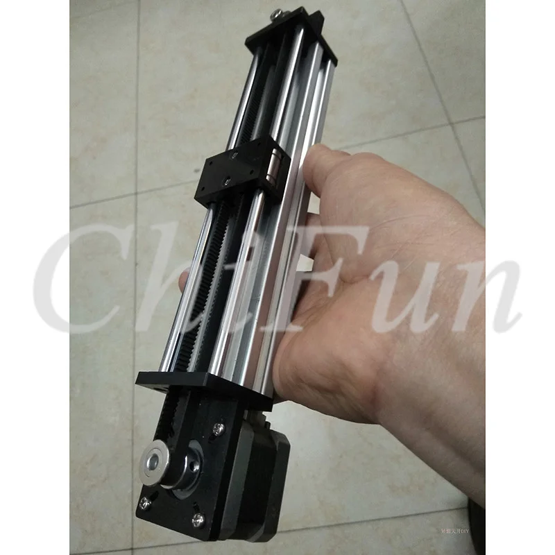 Y42 150mm 200 мм 250 300 500 Линейный шаговый двигатель двойной шарикоподшипник
