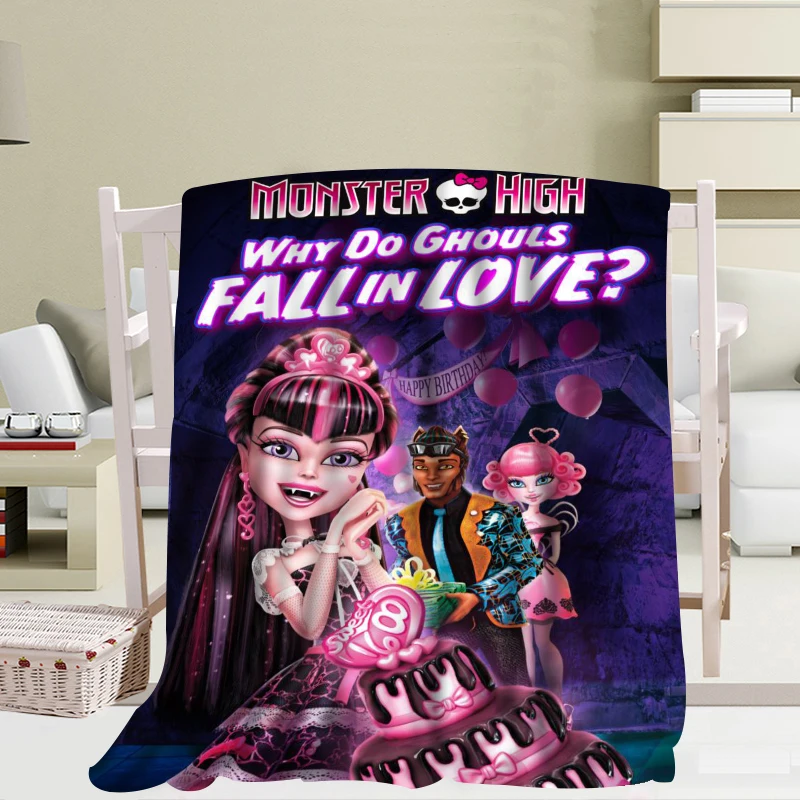 

Custom Monster High Art Blanket 56x80 inch 50x60 Inch 40x50 Inch Home/Sofa/Bedding Throw Blanket Kid Adult Warm Blanket