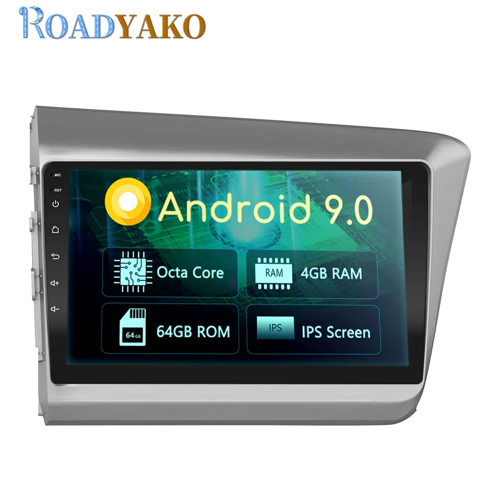 

9'' Android Auto GPS Navigation For Honda Civic 2012-2015 Stereo Car Radio Multimedia Player 2 Din Car Dash Kit