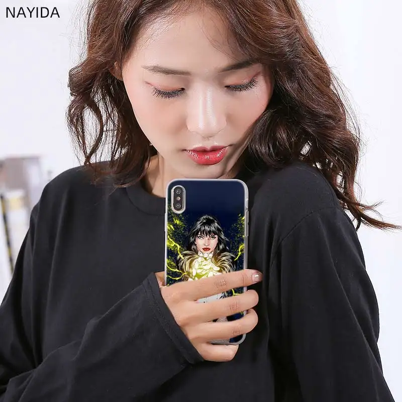 Мягкий силиконовый чехол для iPhone 13 12 11 Pro X XR XS Max Mini 8 7 6s 6 Plus SE 2020 Zatanna | Мобильные