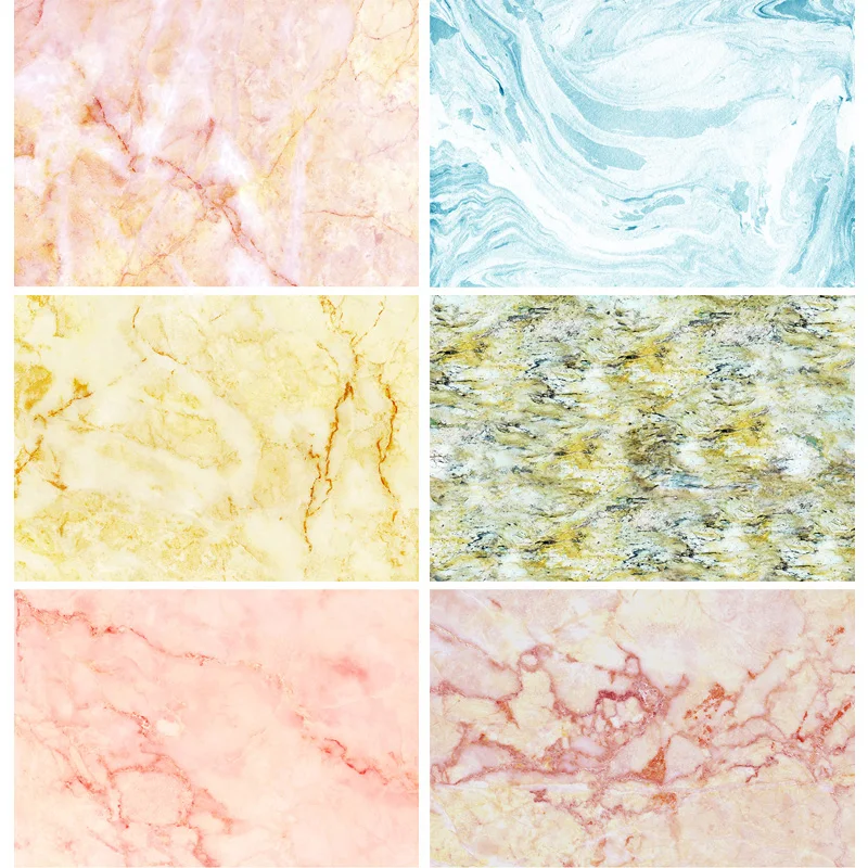 

SHENGONGBAO Vinyl Custom Photography Backdrops Props Colorful Marble Pattern Texture Photo Studio Background 2021112DL-02