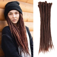 clong 24inch synthetic ombre 100 handmade women hair dreadlocks hair extensions jamaican natural soft crochet braiding hair