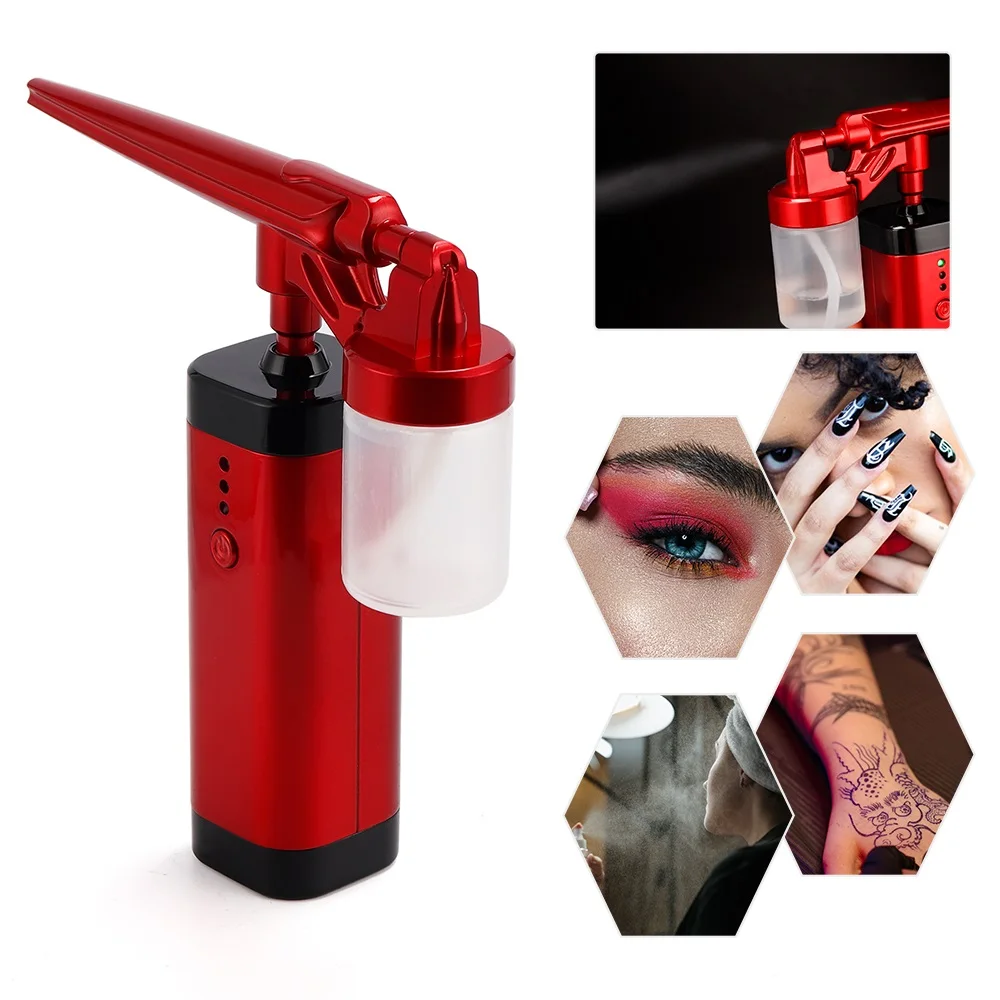 

Nano Water Oxygen Facial Injection Moisturizing Machine Airbrush Handheld Spray Face Steamer Mist Skin Care Beauty Spa Sprayer