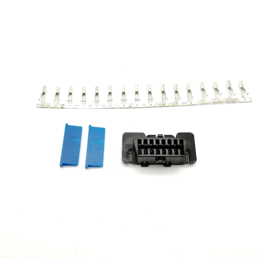 OBD OBDII OBD2 OBD 2 16Pin гнездовой разъем OBD женский провод гнездовой разъем кабель J1962f штекер