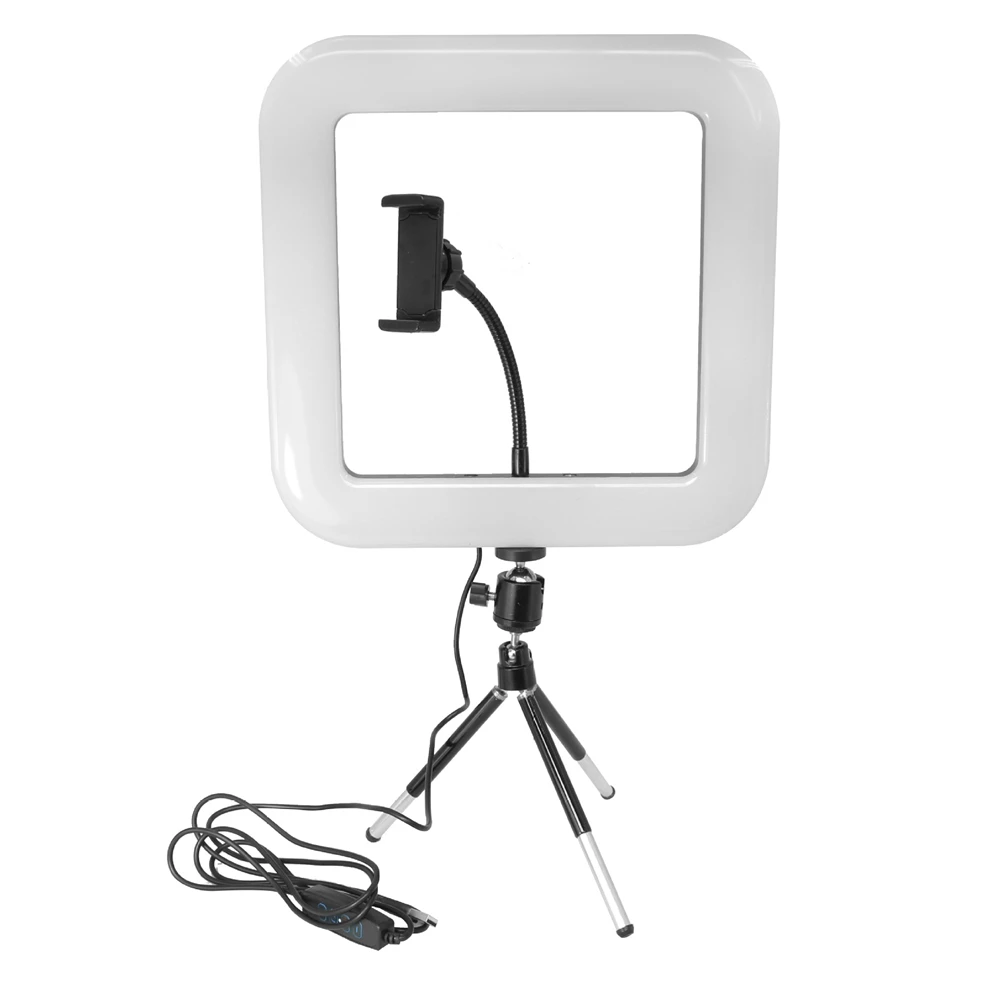 Фон для фотосъемки светодиодный Selfie Ring Light 18/28 см с регулируемой яркостью Камера