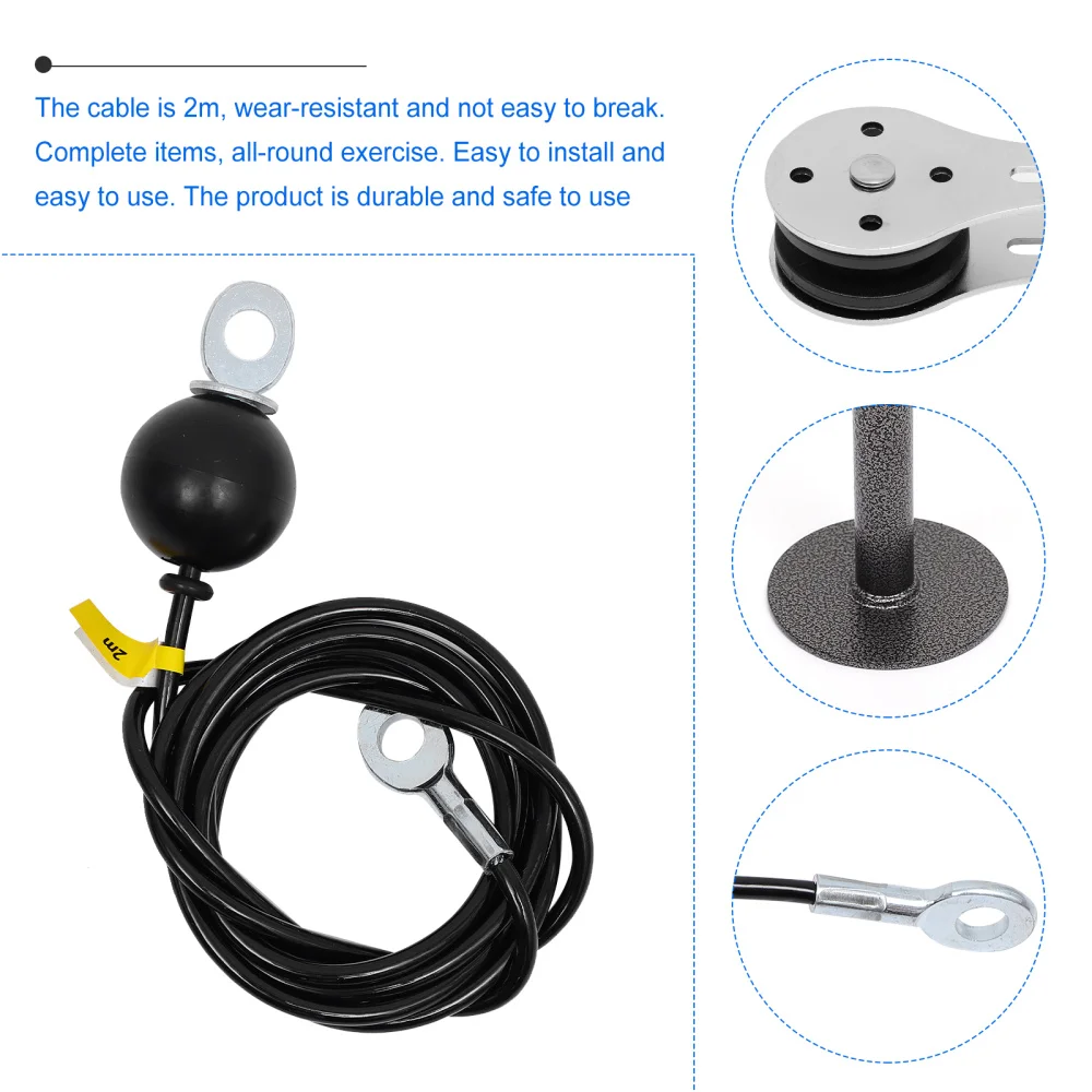 

1 Set Tricep Trainer Fitness Device Pulldown Exerciser Heavy Duty Pulley System