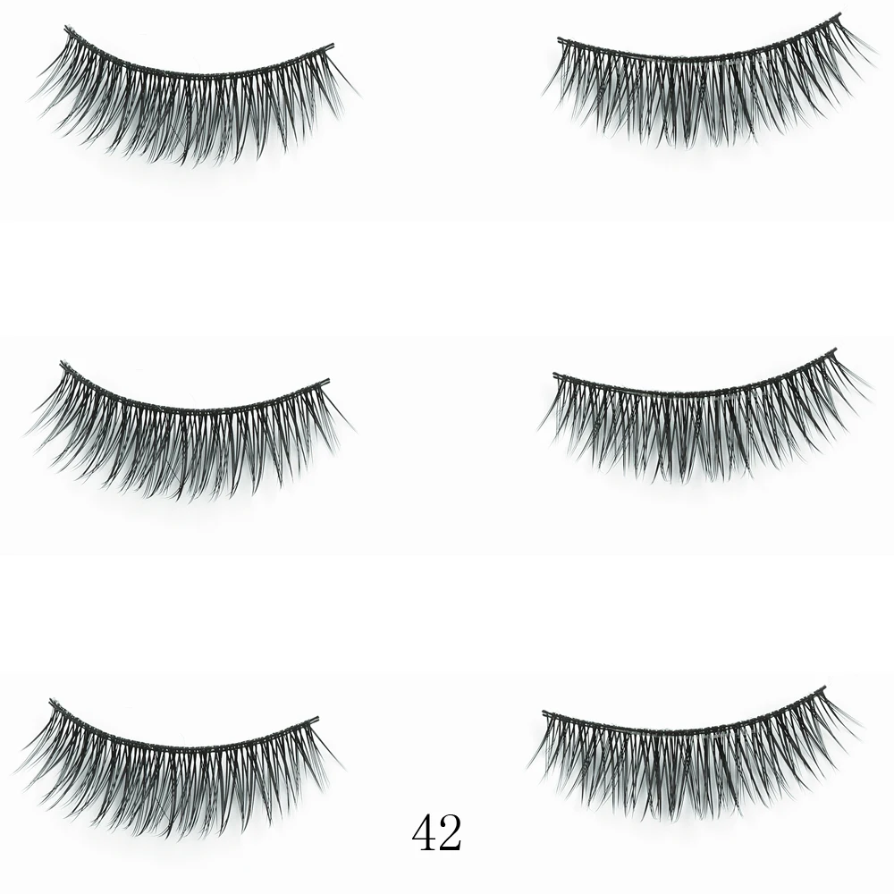 Новые 3 Парижа норковые ресницы натуральные длинные 3d из шерсти норки