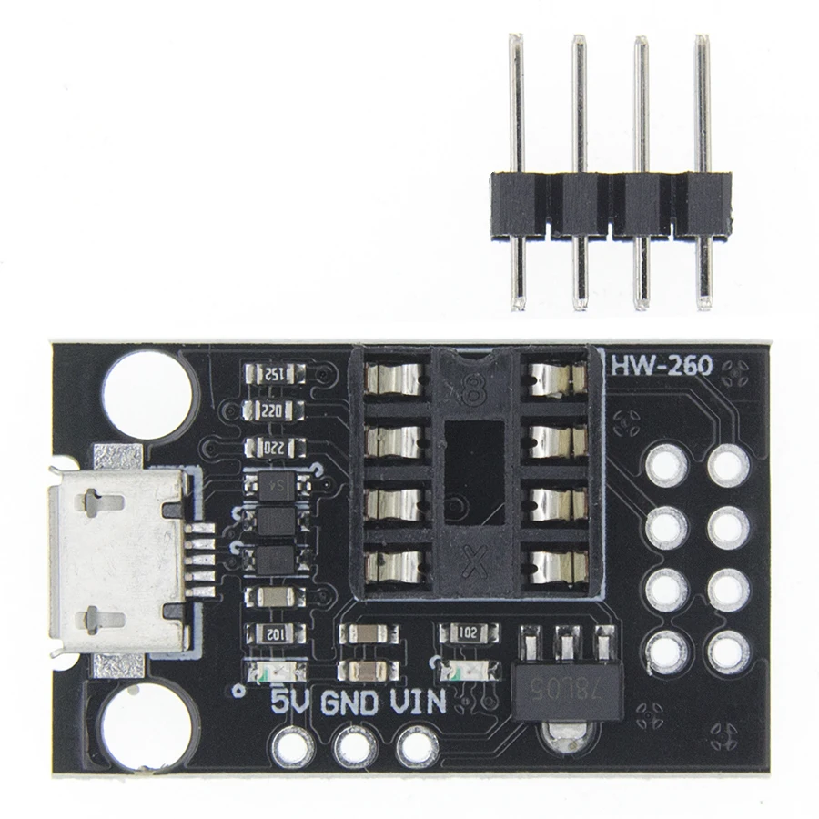 10 шт. Подключаемая макетная плата для ATtiny13A/ATtiny25/ATtiny45/ATtiny85 редактор