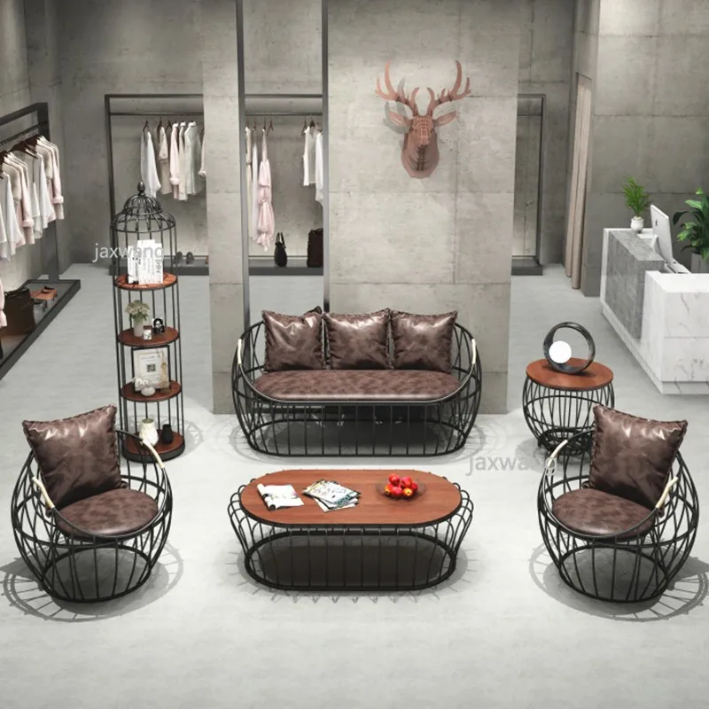 Настраиваемый роскошный Железный диван кресло для отдыха скандинавский