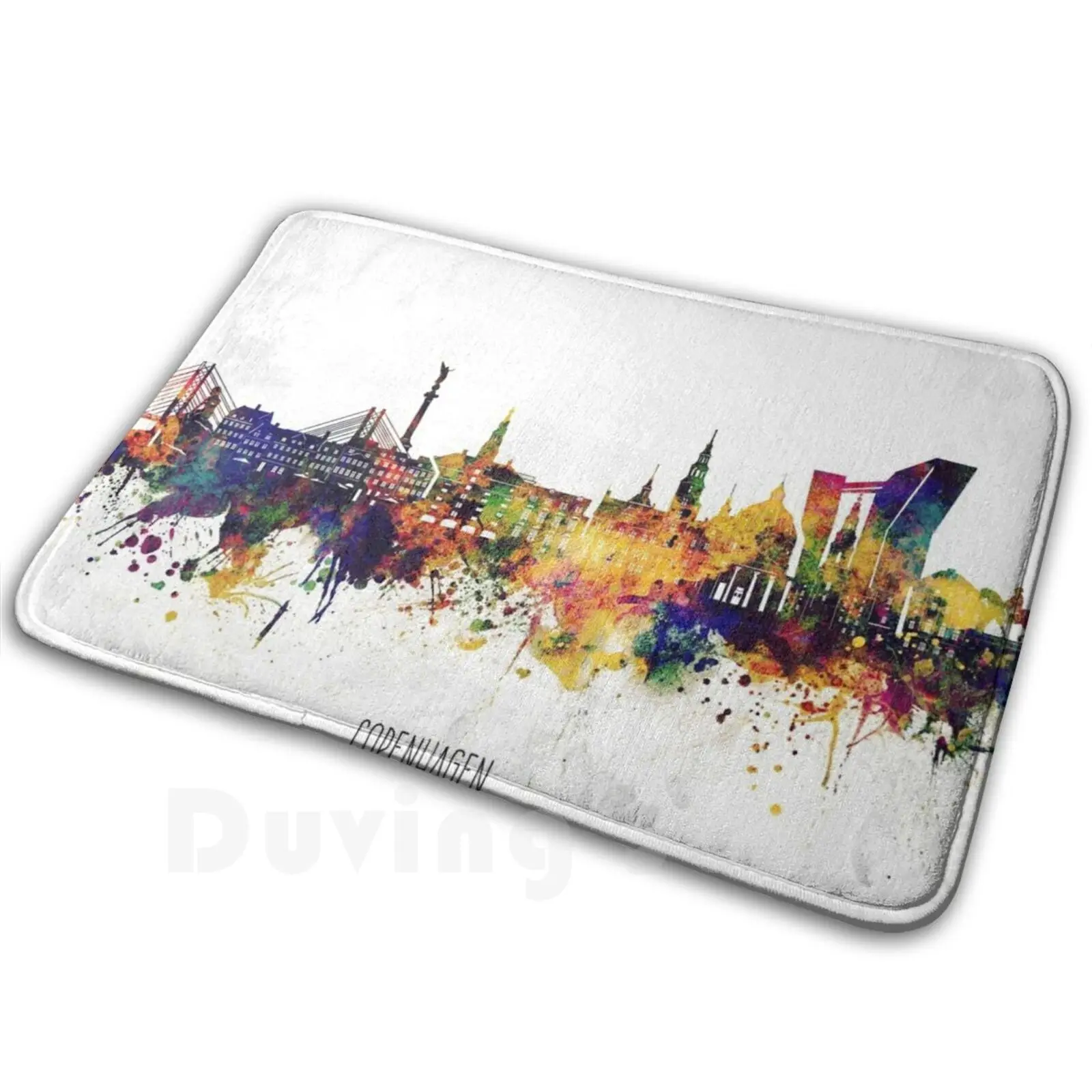 Ковровый коврик Копенгагена Skyline мягкий нескользящий Копенгаген Дания | Дом и сад