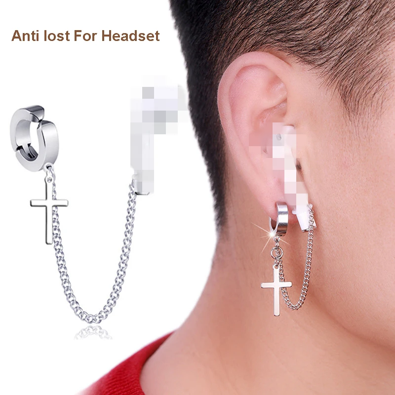 

2021 Fashion Butterfly Clip Earrings Ear hook Stainless Steel Ear Clips Double pierced Earring Earrings Women Girls Jewelry
