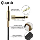 Шнуры для наушников Khopesh для Bluedio T2 Plus T3 Vinyl Plus V H Plus R2 Air HT модель НЛО B2, кабель для наушников, заменяемый штекер-штекер