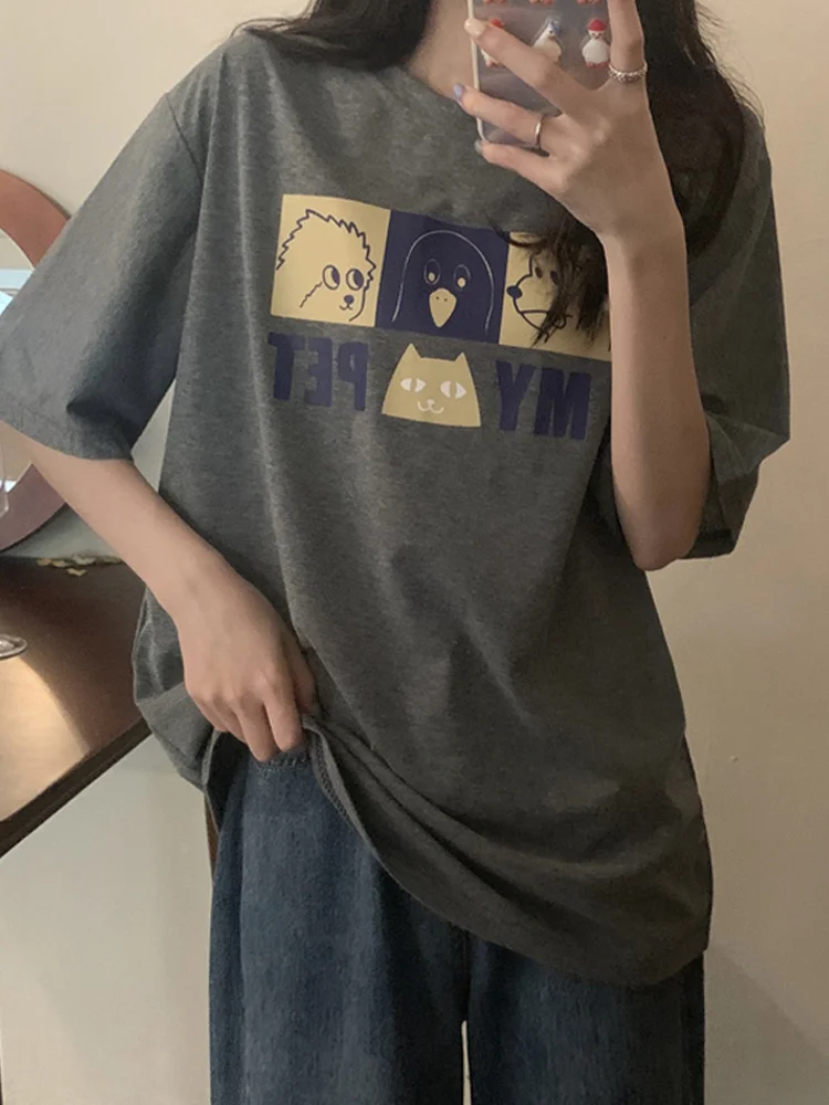 

Short Sleeved T-shirt Women's Summer 2021 New Design Sense Loose Chic Fashion