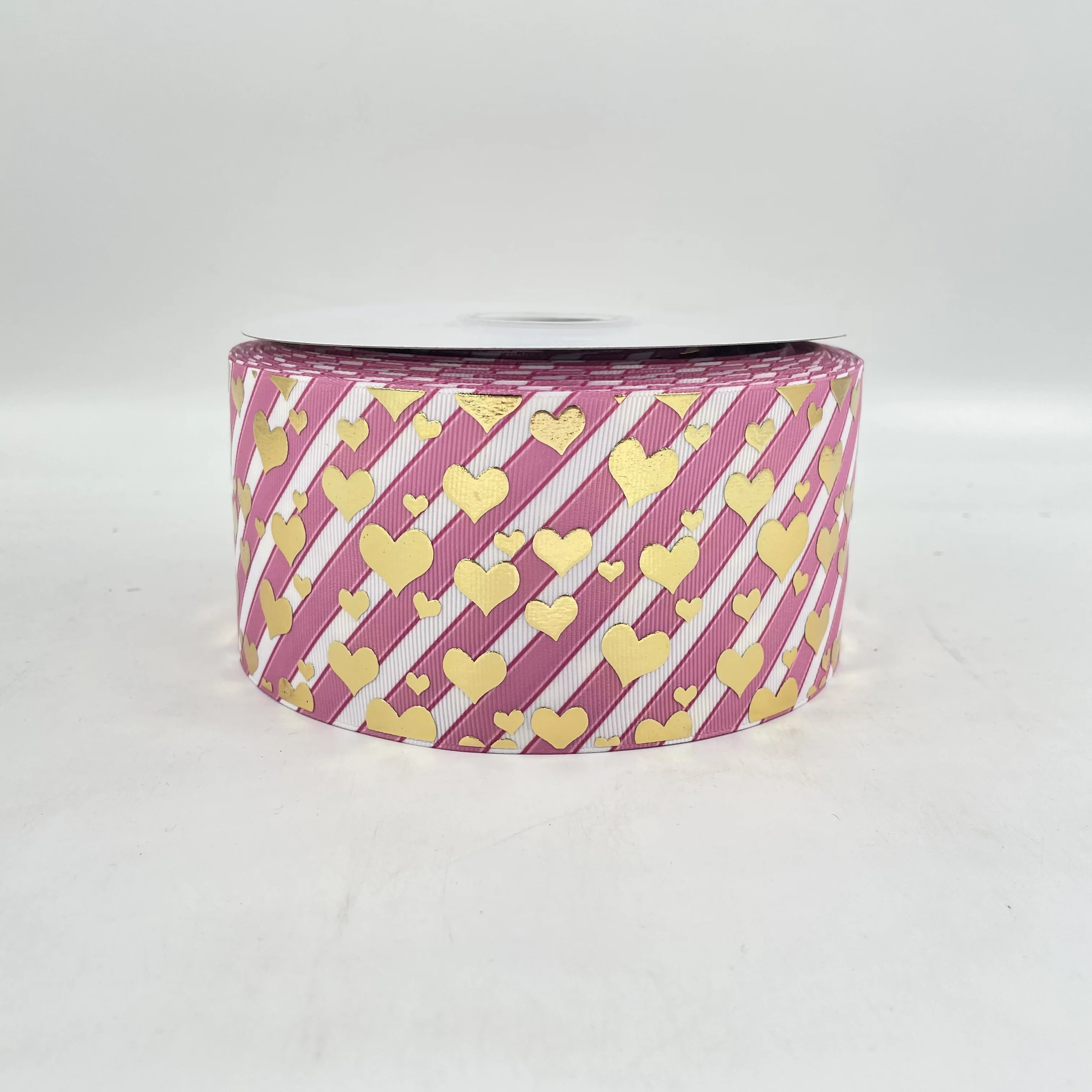 

75mm best quality hot sale hologram grosgrain ribbon for DIY bows decoration