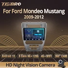 Автомагнитола 2DIN Android 10,0 для Ford Fusion Mondeo Mustang 2009-2012, GPS-навигация, стереоприемник, Авторадио DSP, Автомобильный приемник