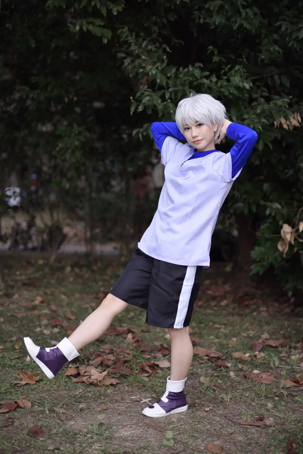 Hunter x костюм для косплея Killua Zoldyck по индивидуальному заказу HunterXHunte COXPLAY