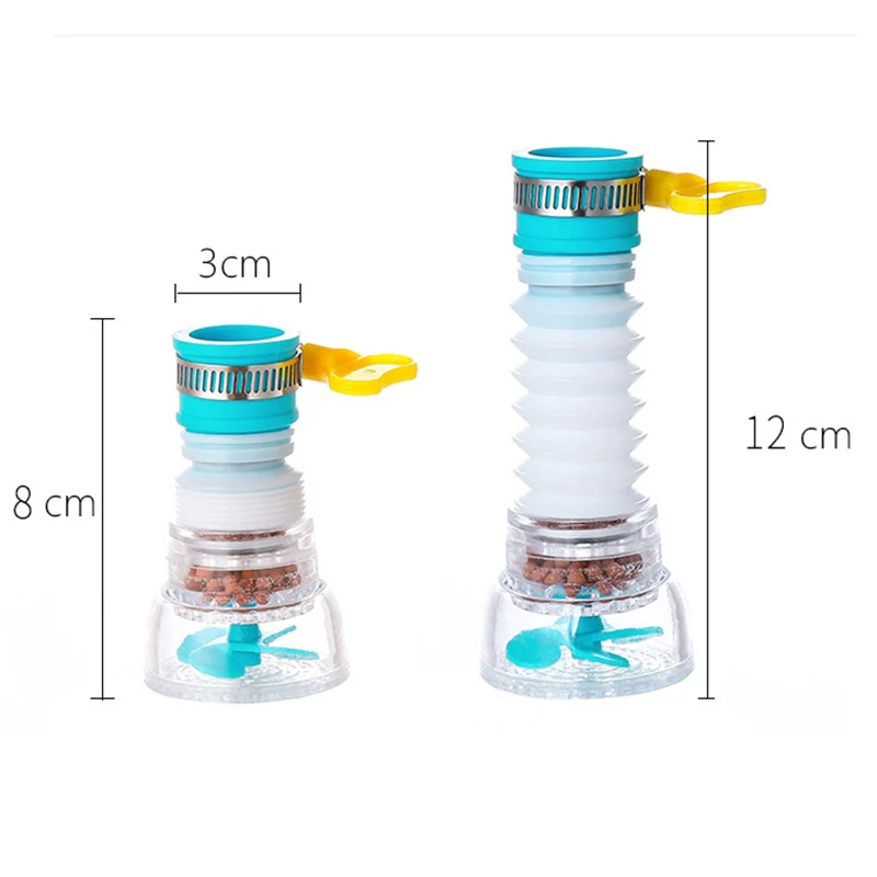 

Kitchen Faucet Extender 360 Degree Adjustable Water Saving Splash-proof Water Tap Bathroom Faucet Extender Kitchen Accessor Hot