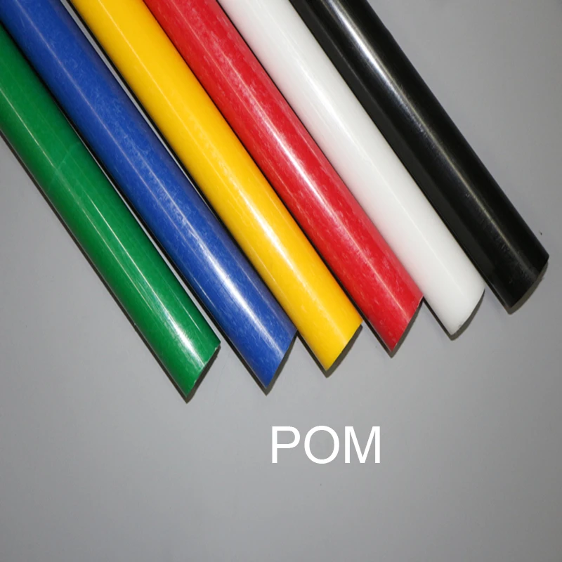 1m(will cut to 2pcs) colorful POM nylon rods red blue yellow green sticks Polyoxymethylene rod stick | Gaskets