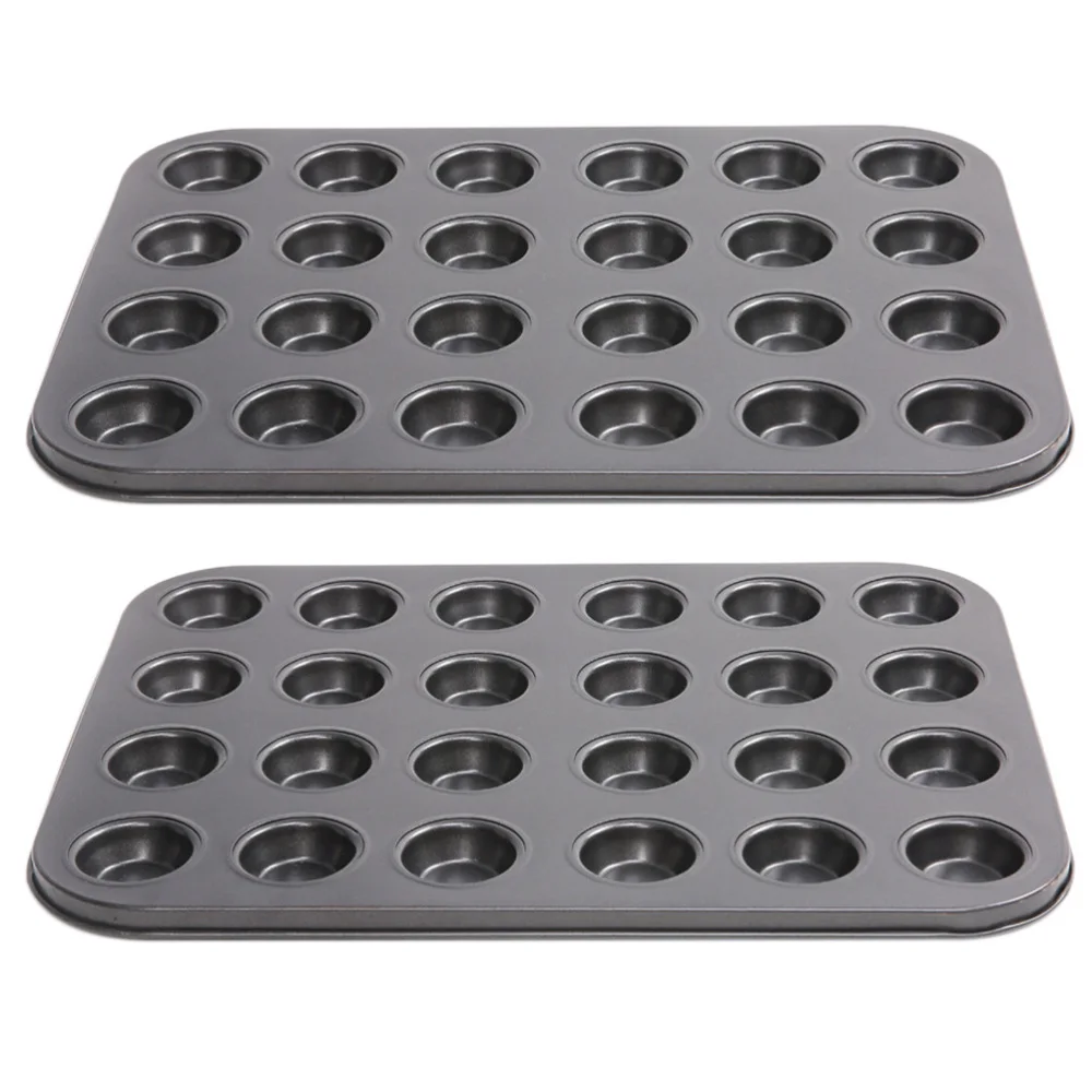 

2 Pcs Non-stick Baking Molds Practical Pudding Molds Household Muffin Molds