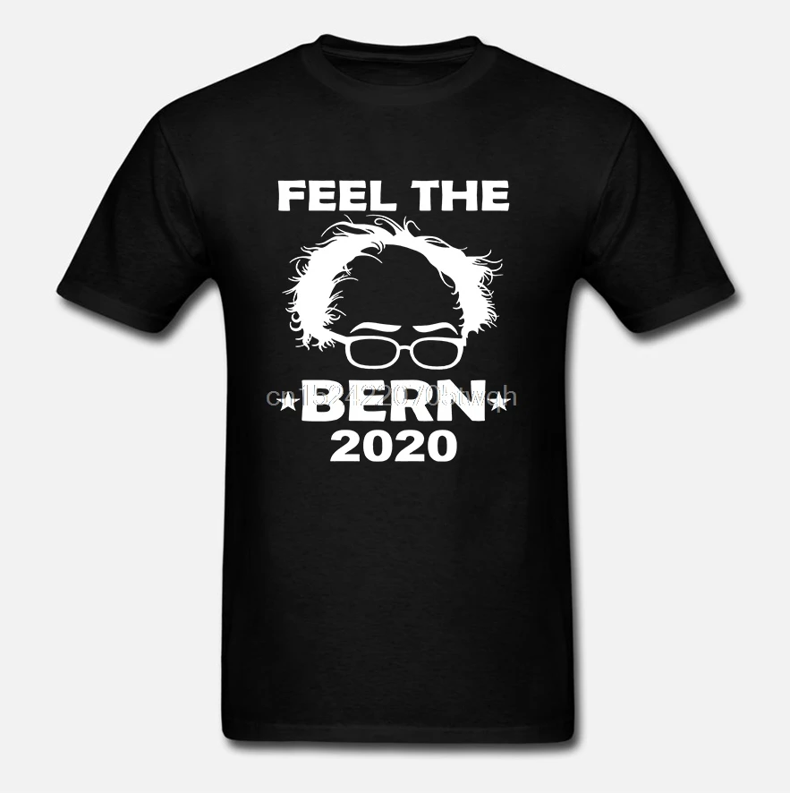 Мужская футболка с надписью Feel The Bern забавная летняя президента демократа США