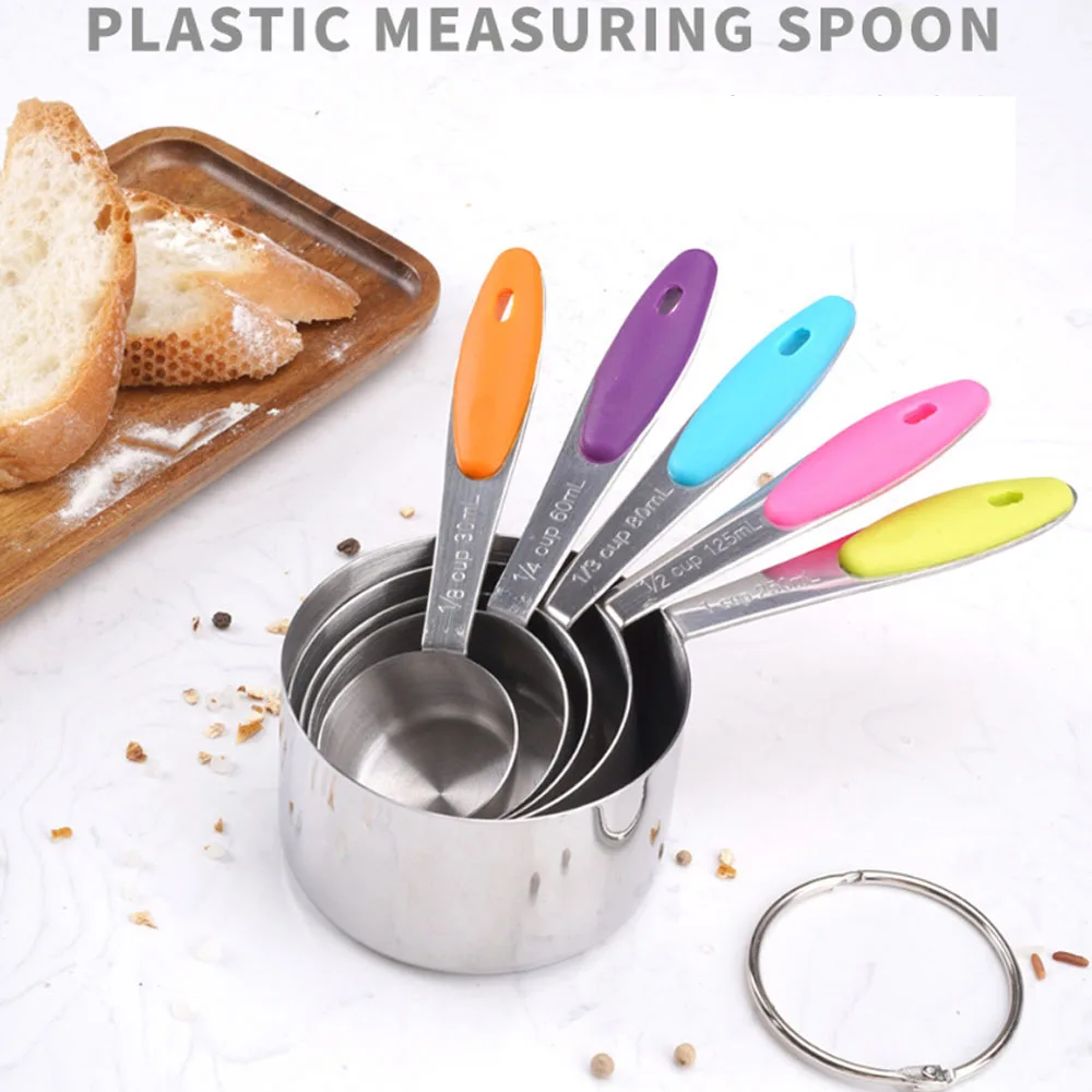 

5-piece Measuring Set Stainless Steel Measuring Cups Small Kitchen Tools For Baking Scale High Quality New Arrival Free Shipping