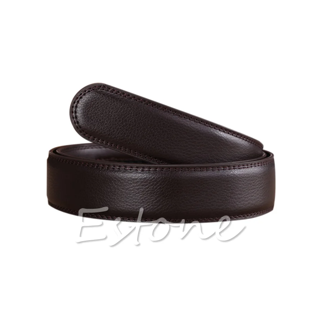

2022 New Faux homme en cuir Ruban sangle de ceinture Ceinture automatique sans boucle HXBA