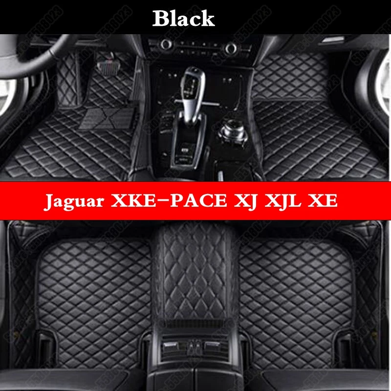 Индивидуальный автомобильный напольный коврик для Jaguar XK F TYPE XJ XJL XE XF E PACE XJ6 XJ6L I