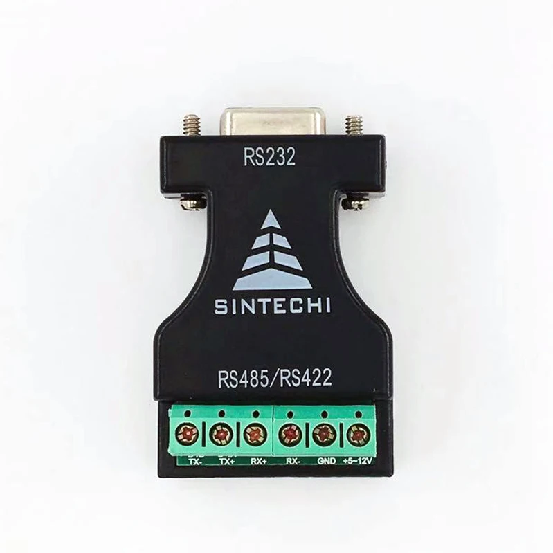 DB9 RS232 to RS422 Converter Com adapter RS-232 to RS485 Integrated connector serial to 232-485/422 communication Full duplex