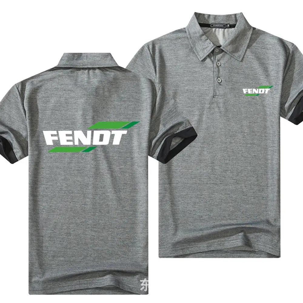 

Summer for Fendt short Sleeve Polo Shirt men Turn-over Collar fashion casual Slim Breathable Solid Color Business men polo shirt