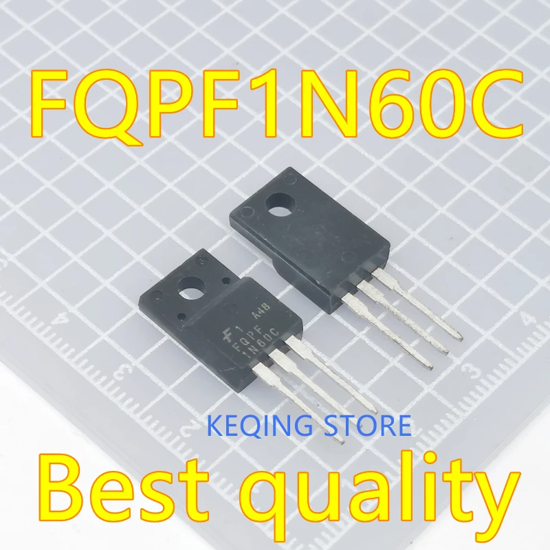 10 шт. FQPF1N60 FQPF1N60C 1N60 1N60C | Электронные компоненты и принадлежности