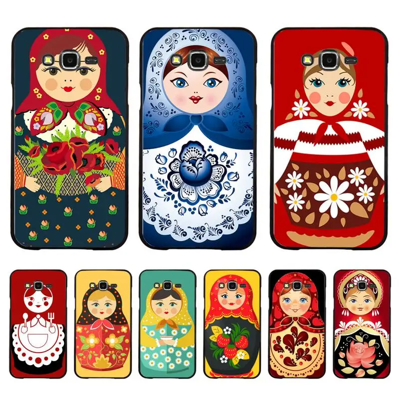 

Cute Russian Dolls Matryoshka Phone Case For Samsung Galaxy J4 plus J6 J5 J72016 J7prime cover for J7Core J6plus