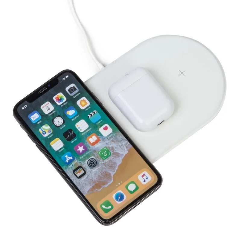 Умное Беспроводное зарядное устройство Три в одном подходит для наушников Apple