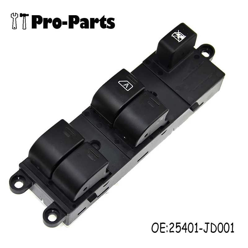 25401-JD001 New Master Electric Power Window Control Switch For Nissan Navara D40 2004-2016 Qashqai J10 2.0 dCi 4WD 25401JD001 | Автомобили