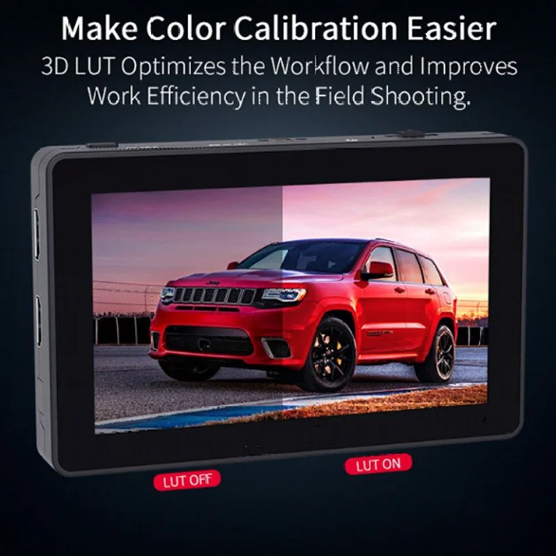 Andycine A6 Plus V2 Field Monitor 5 дюймовый сенсорный экран 4K форма волны / вектор область 3D LUT USB
