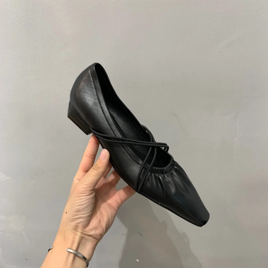 

Women Shoes Autumn Pointed Toe Casual Female Sneakers Low Heels Modis Shallow Mouth Soft Fall Grandma New 2021 Basic PU Lace-Up