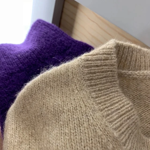 

Striped Knitted Pullover Women's Sweater Color Matching Long Sleeve O-neck Spring Autumn Knitwear Top