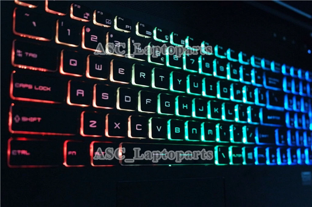 Новая английская клавиатура QWERTY для MSI GP62 7RDX 7REX GP62M с цветной подсветкой и белым