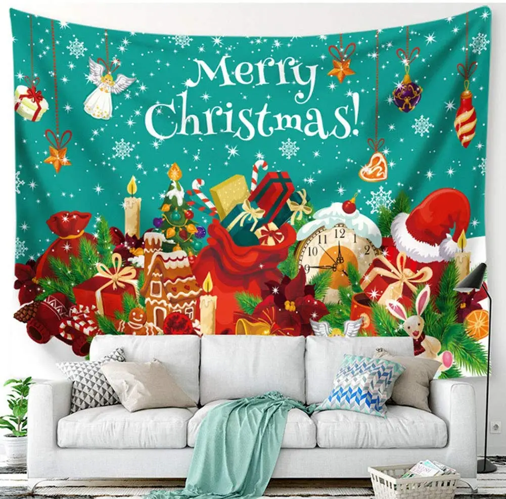 

Christmas Tapestry Xmas Element Santa Claus Pattern Custom