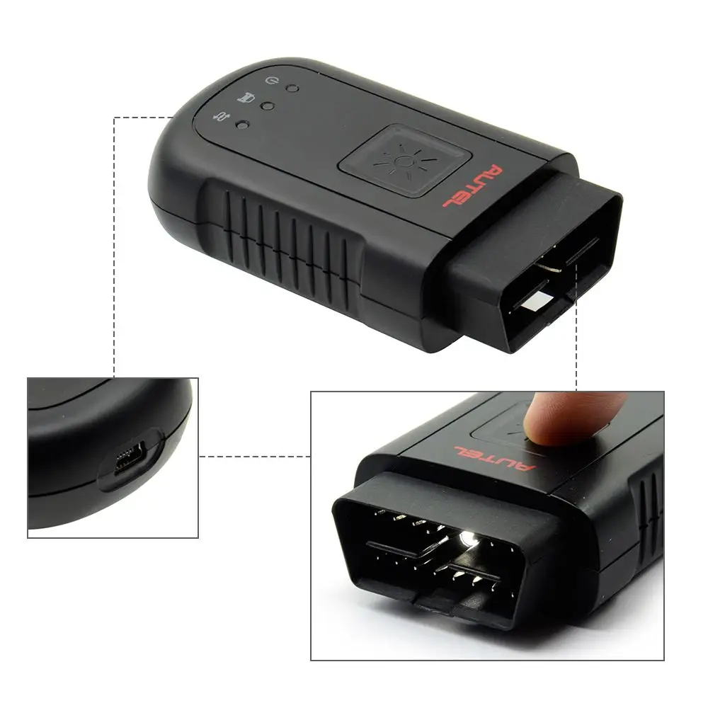 ForAutel VCI MaxiVCI V100 Wireless Diagnostic Interface Bluetooth MaxiSys MS906TS MS906BT 906BT|Диагностические сканеры для