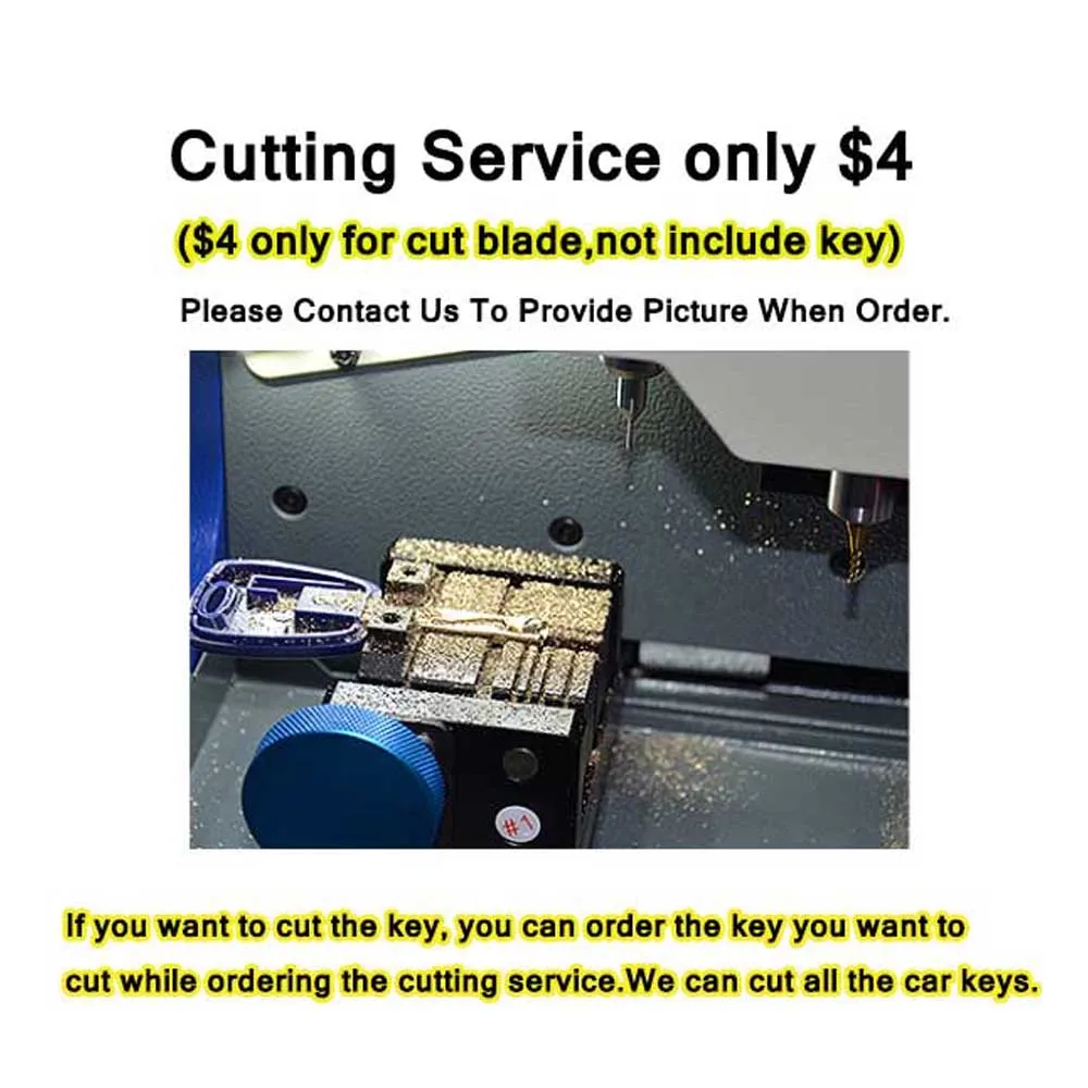 OkeyTech 433 МГц ID46 чип 2 кнопки автомобильный сменный дистанционный ключ для Citroen C1 C3