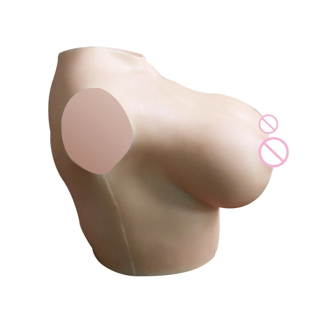 U-CHARMMORE Filled With Cotton Realistic Silicone Breast Forms Fake Boobs Tits Enhancement Drag Queen Transgender Crossdresser |