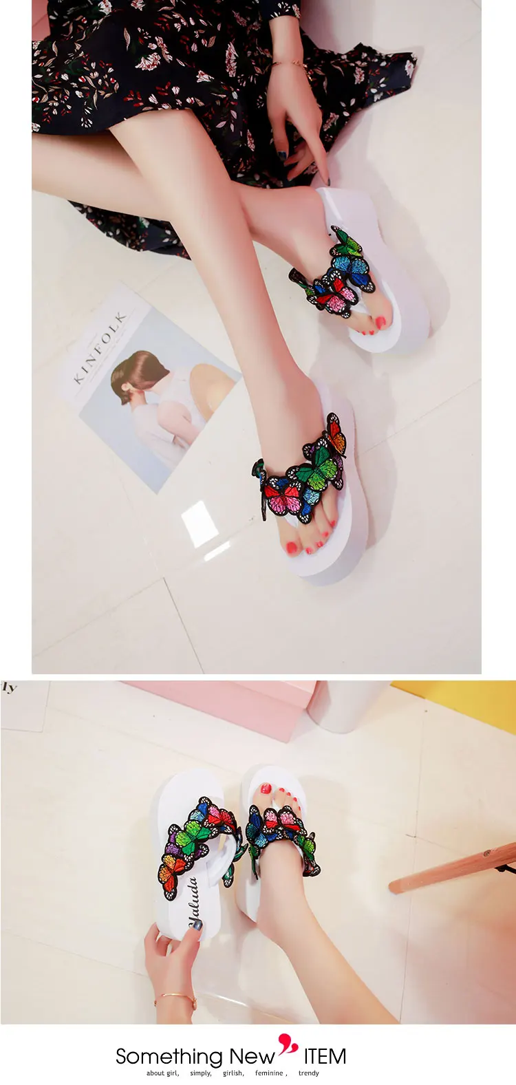 Sandalias mujer; коллекция года; шлепанцы; женские Вьетнамки; модные сандалии на танкетке; обувь на платформе; шлепанцы Zapatillas chinelo sandalia