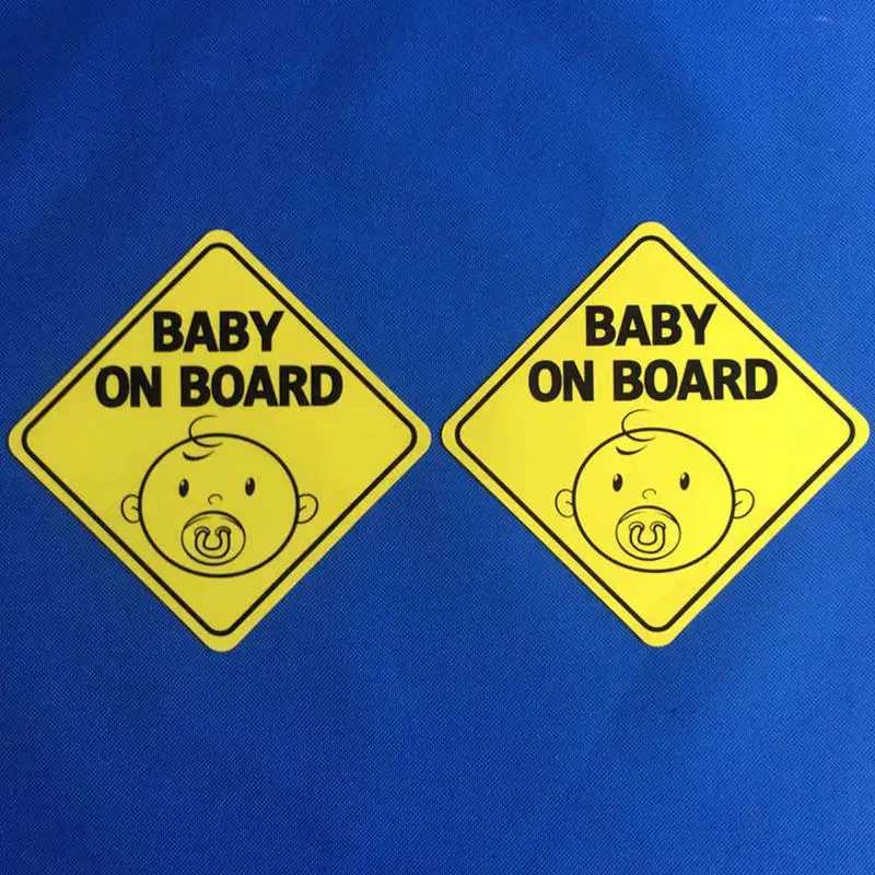 

Baby On Board Car Sticker Warning Sign Magnet Automobiles Reflective Safety Cute Magnetic Sticker