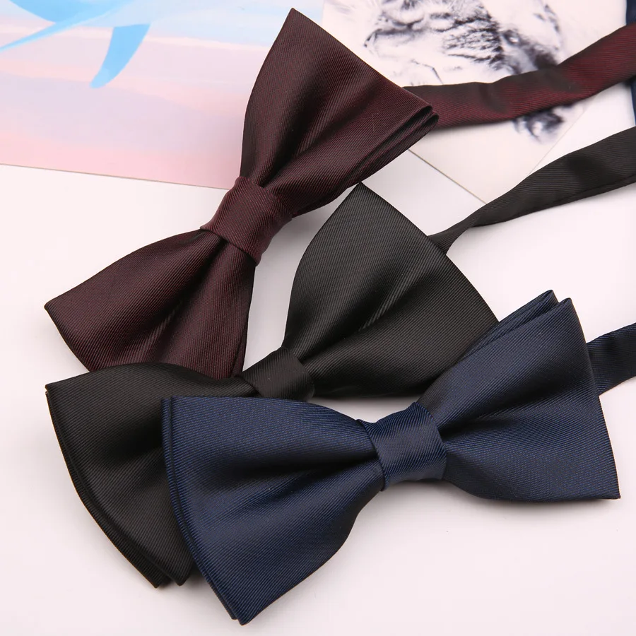 

Linbaiway Formal Bowtie for Men Wedding Business Necktie for Men's Shirt Bridegroom Tuxedo Bowknots Polyester Cravat