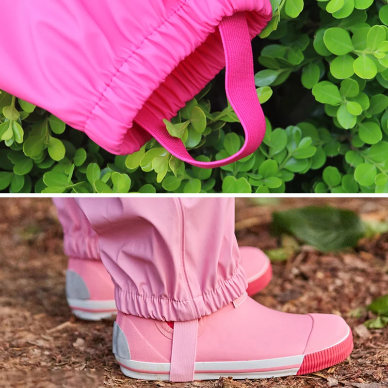 Непромокаемые штаны из искусственной кожи для маленьких девочек спортивные