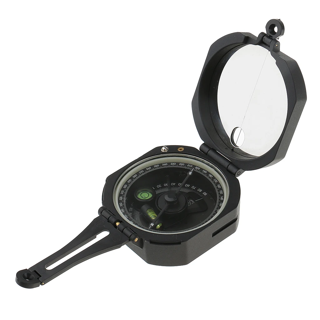 

High Precision and Durable Transit Geological Pocket Compass for Surveyors Foresters with 0-360 Degree Scale