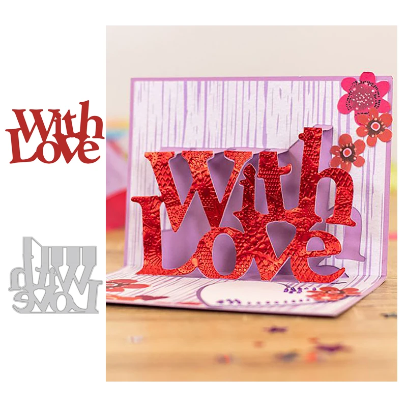 Birthday Greeting Card Craft Metal Cutting Frame Templates Scrapbooking Embossing Paper Cards Photo Album Stencils Dies | Дом и сад