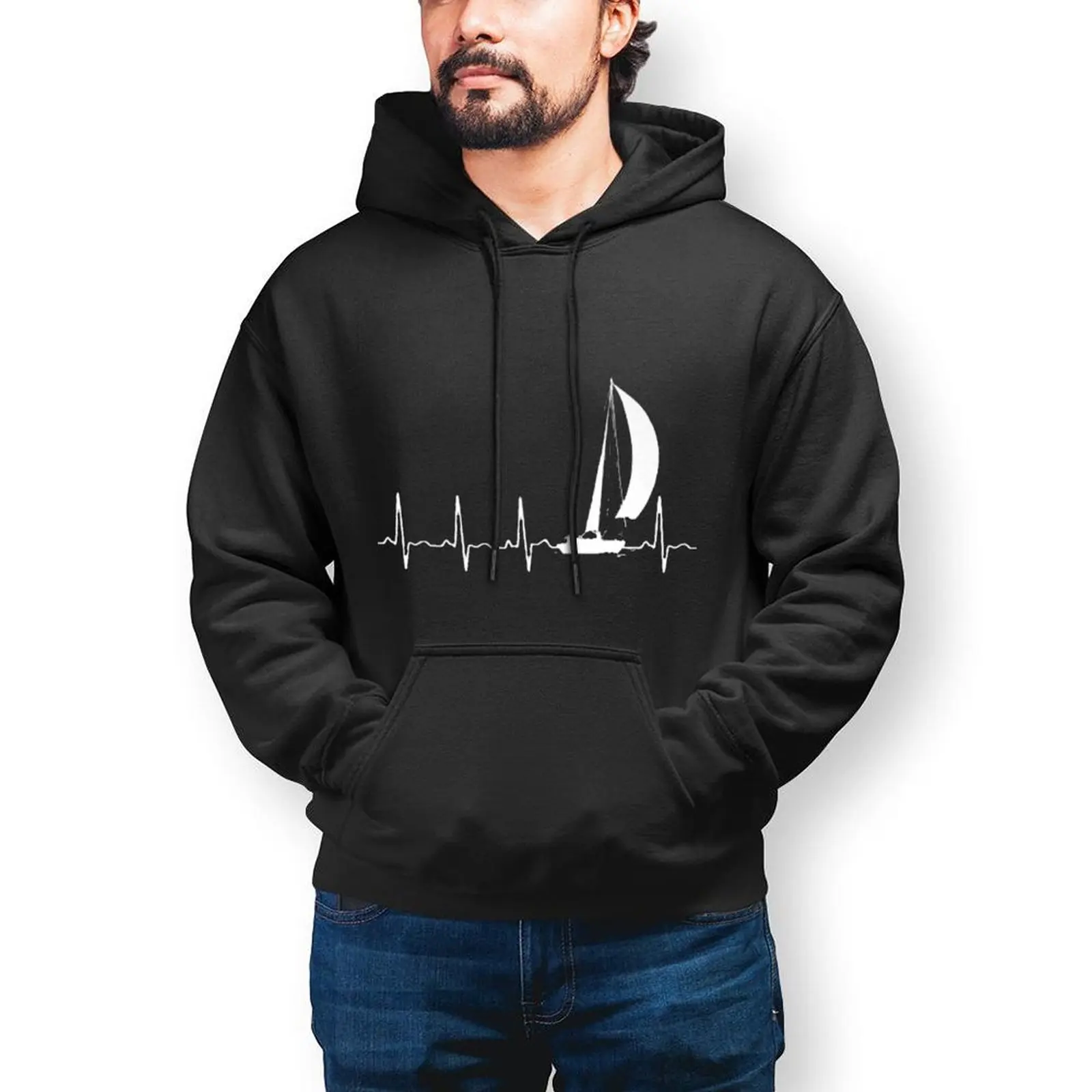 

Хлопковая толстовка с капюшоном, свободного покроя