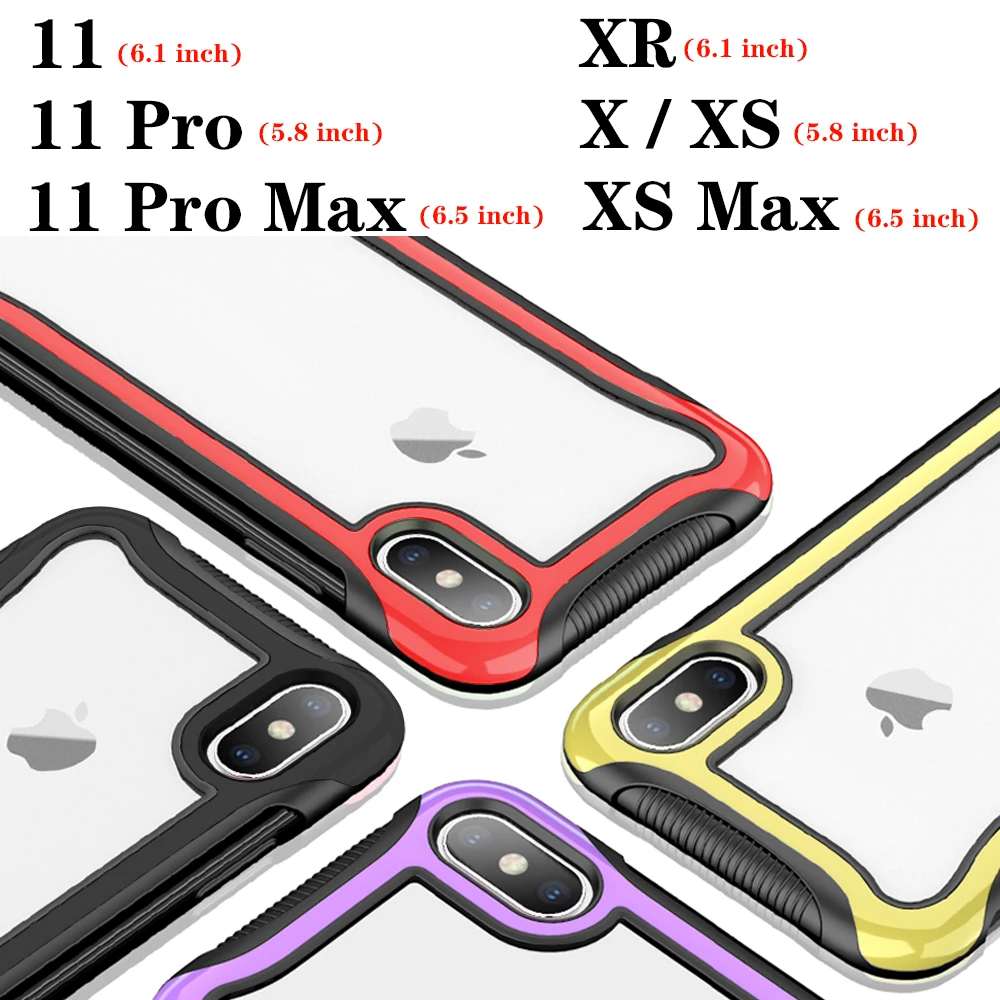 Прозрачный чехол ProMax для iPhone 11 Pro Max XR XSMax 2019 ip 11pro iph i11 Conque ip11 iohone RX i 10 |
